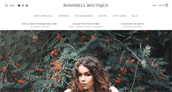 Desktop Screenshot of bomshellboutique.com